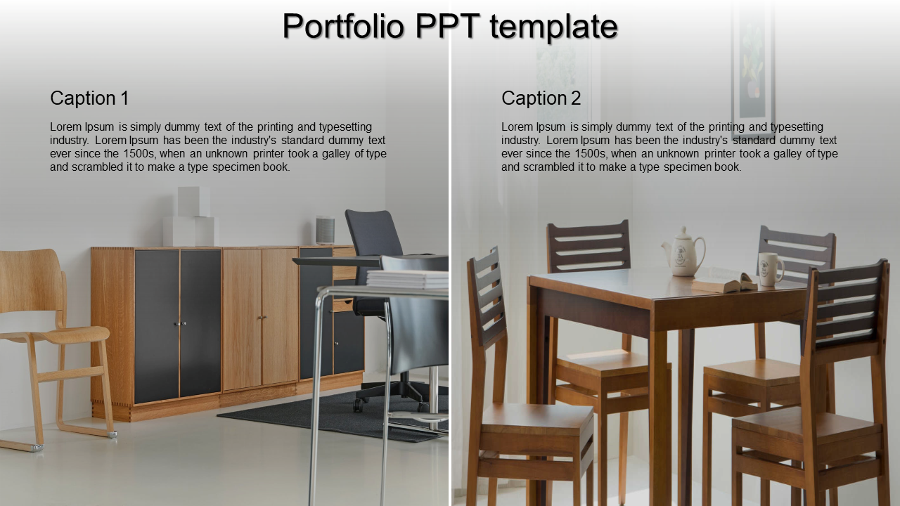 Free - Stunning Portfolio PPT Template Presentation Slides
